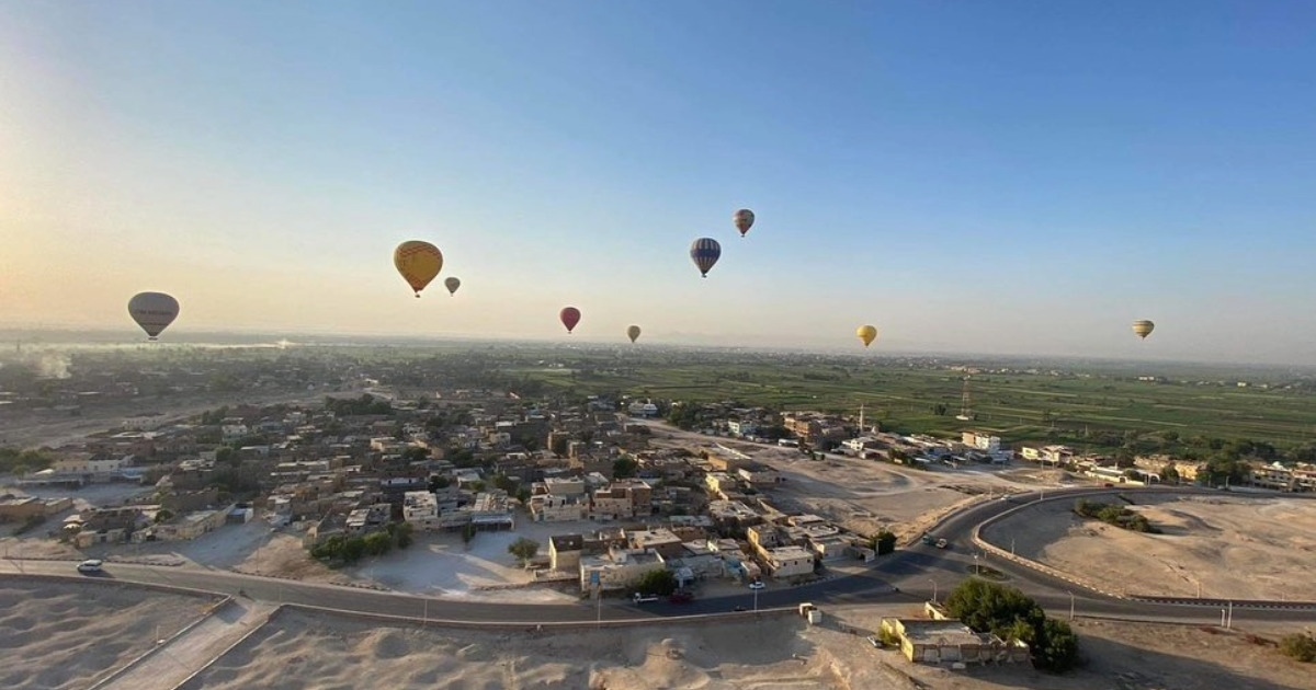 Hurghada nach Luxor mit Heißluftballon