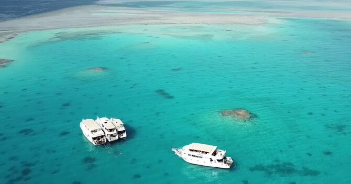 Ras Mohammed and the White Island boat Sharm El Sheikh